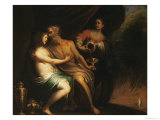 Lot and His Daughters Giclee Print by Pietro Ricci