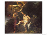 The Sacrifice of Isaac, 1616 Lámina giclée por Pieter Lastman