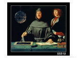 Portrait of Luca Pacioli Giclee-trykk av Jacopo De' Barbari Portrait of Luca Pacioli Giclee-trykk av Jacopo De' Barbari