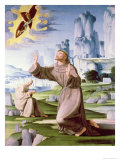 St. Francis Receiving the Stigmata Reproduction procédé giclée par Pietro Francione
