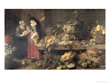 Fruit Stall, 1618-21 Giclee Print by Frans Snyders Or Snijders