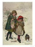 Illustration from Christmas Tree Fairy, Pub. 1886 Lámina giclée por Lizzie Mack