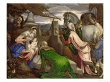 Adoration of the Magi, 1563-64 Giclee Print by Jacopo Bassano