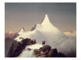 View of the Grossglocker Mountain Giclee Print by Marcus Pernhart