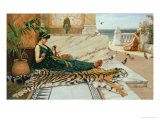 The Tiger Skin, c.1895 Giclee Print by John William Godward