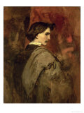 Self Portrait, c.1860 reproduction procédé giclée par Anselm Feuerbach