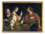 The Soothsayer Giclée-tryk af Bartolomeo Manfredi The Soothsayer Giclée-tryk af Bartolomeo Manfredi