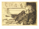 Portrait of Ernest Renan, 1892 Giclee Print by Anders Leonard Zorn