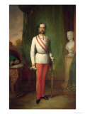 Franz Joseph I, Emperor of Austria and King of Hungary Giclee Print by Franz Russ