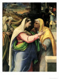 The Visitation, 1519 Giclée-tryk af Sebastiano del Piombo The Visitation, 1519 Giclée-tryk af Sebastiano del Piombo