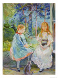 Young Girls at the Window, 1892 Giclee Print by Berthe Morisot