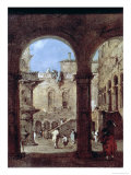 Architectural Capriccio, c.1770 Giclee Print by Francesco Guardi