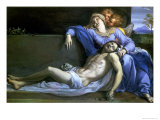 Pieta, c.1603 Giclée-tryk af Annibale Carracci Pieta, c.1603 Giclée-tryk af Annibale Carracci