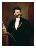 Johann Strauss the Younger, 1888 Reproduction procédé giclée par August Eisenmenger