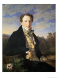Self Portrait, 1828 reproduction procédé giclée par Ferdinand Georg Waldmuller