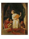 Musical Party, 1681 Lámina giclée por Jacob Ochtervelt Musical Party, 1681 Lámina giclée por Jacob Ochtervelt