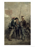 Giving the Order, 24th February 1848 Giclee Print by Adolphe Pierre Leleux