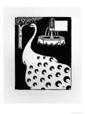 Peacock Motif, from Le Morte D'Arthur Lámina giclée por Aubrey Beardsley Peacock Motif, from Le Morte D'Arthur Lámina giclée por Aubrey Beardsley