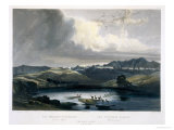 White Castels, Upper Missouri, Plate 37, Travels in the Interior of North America, Engraved Himely Giclee Print by Karl Bodmer