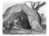 Indian Doctor Concocting Medicine Giclee Print by Seth Eastman