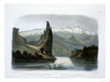 Citadel Rock on the Upper Missouri, Plate 18, Travels in the Interior of North America Giclee Print by Karl Bodmer