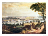 The City of Washington from Beyond the Navy Yard, Engraved by William James Bennett, c.1824 Giclee Print by George Cooke