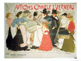 The Street, Poster For the Printer Charles Verneau, 1896 Giclee Print by Théophile Alexandre Steinlen