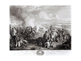 The Battle of Waterloo, 18th June 1815, Engraved by John Burnet Reproduction procédé giclée par John Augustus Atkinson