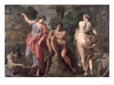 Hercules at the Crossroads, c.1596 reproduction procédé giclée par Annibale Carracci
