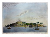 East View of Poolo Chinco, Coast of Sumatra, the Residence of W. Grant Esq., Engraved Moffat, 1802 Giclee Print by William Grant