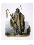 Pehriska-Ruhpa, a Minatarre, c.1844 Giclee Print by Karl Bodmer