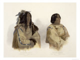 Mehkskeme-Sukahs, Plate 45, Travels in the Interior of North America, Engraved: Allais, 1844 Giclee Print by Karl Bodmer
