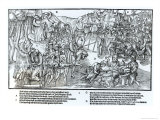 Encouraging Irish Thief to Rebel Against Elizabeth I, Plate 4, The Image of Ireland Derricke, 1581 Giclee Print by Friedrich Van Hulsen