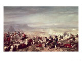 Battle of Almansa Between the Troops of Philip V Giclee-trykk av Ricardo Balaca Y Canseco