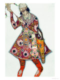 Costume Design For the Tsarevitch, from the Firebird reproduction procédé giclée par Leon Bakst
