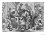 Old-Time Cotton Gin, Harper's Weekly, 1869, 'The Pageant of America, Vol.3', Gabriel, 1926 Giclee Print by William Ludlow Sheppard