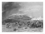 Battle of Bunker's Hill, 17th June 1775, Engraved by John Godfrey Giclee Print by Alonzo Chappel
