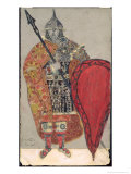 Costume Design For the Opera Prince Igor by Aleksandr Borodin Giclee Print by Nikolai Konstantinovich Rerikh