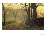 Stapleton Park, Near Pontefract, c.1878 Giclée-Druck von John Atkinson Grimshaw