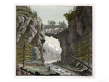 The Rock Bridge, Virginia, Le Costume Ancien ou Moderne, c.1820-30 Giclee Print by Paolo Fumagalli