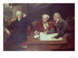 Sir Francis Baring, Banker and Director of the East India Company, with His Associates Giclee Print by Thomas Lawrence
