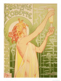 Reproduction of a Poster Advertising 'Robette Absinthe', 1896 Giclée-Druck von Privat Livemont
