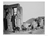 The Ramesseum, Thebes, Egypt, 1858 Giclee Print by Francis Frith