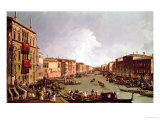 Regatta on the Grand Canal, c.1735 ジクレープリント - カナレット・