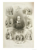 Comedies, The Complete Works of Shakespeare, Revised Halliwell, Engraved Greatbach, 19th Century Giclee Print by T. D. Scott