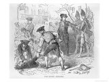 The Boston Massacre, March 5th 1770, Engraved by A. Bollett reproduction procédé giclée par Felix Octavius Carr Darley