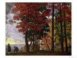 Autumn, 1918 Giclee Print by B. M. Kustodiev