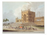 Eastern Gate of Jummah Musjid at Delhi, Oriental Scenery: Twenty Four Views in Hindoostan, 1795 Giclee Print by Thomas & William Daniell