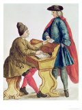 Playing the Venetian Lottery Giclee Print by Jan van Grevenbroeck
