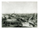 The Retreat of the British from Concord, April 1775, Engraved by James Smillie Giclee Print by Alonzo Chappel